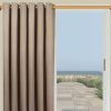 Homespun Linen Lined & Innerlined Grommet Patio Panel With Detachable Wand - Image 3