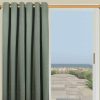 Homespun Linen Lined & Innerlined Grommet Patio Panel With Detachable Wand - Image 5