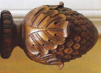 Finials (for 2" diameter pole - Wood Trends Classics)