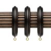 Ribbed Wood Rings (pack of 4 for 2-1/4" Diameter Rod - Select - Image 2