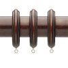 Ribbed Wood Rings (pack of 4 for 2-1/4" Diameter Rod - Select - Image 3